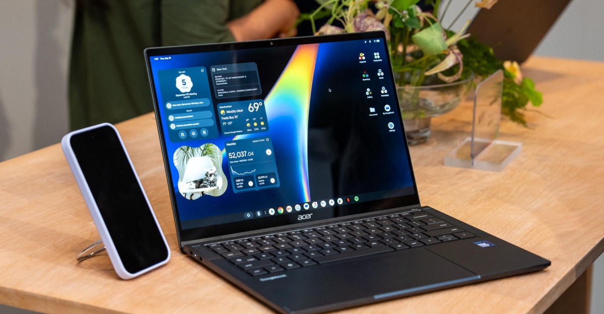 Google Googlebooks laptops with Acer, Asus, HP, Lenovo, Dell models