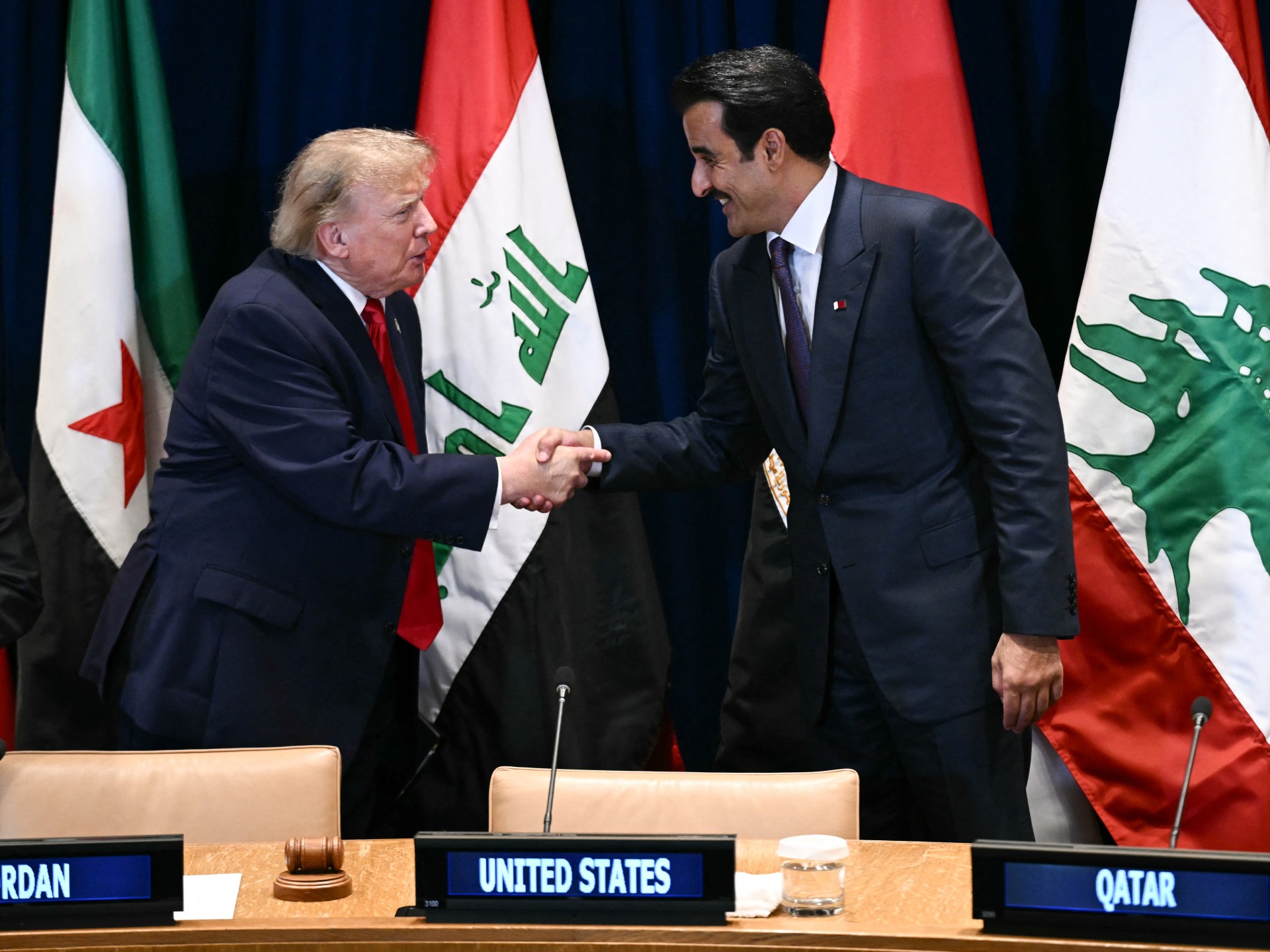 US President Donald Trump at the United Nations