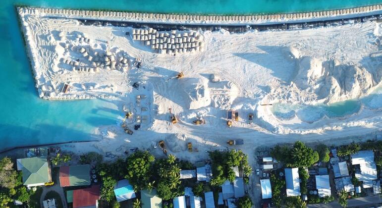 Island nation coastal erosion