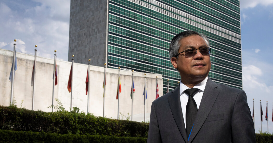 Myanmar UN Ambassador Kyaw Moe Tun