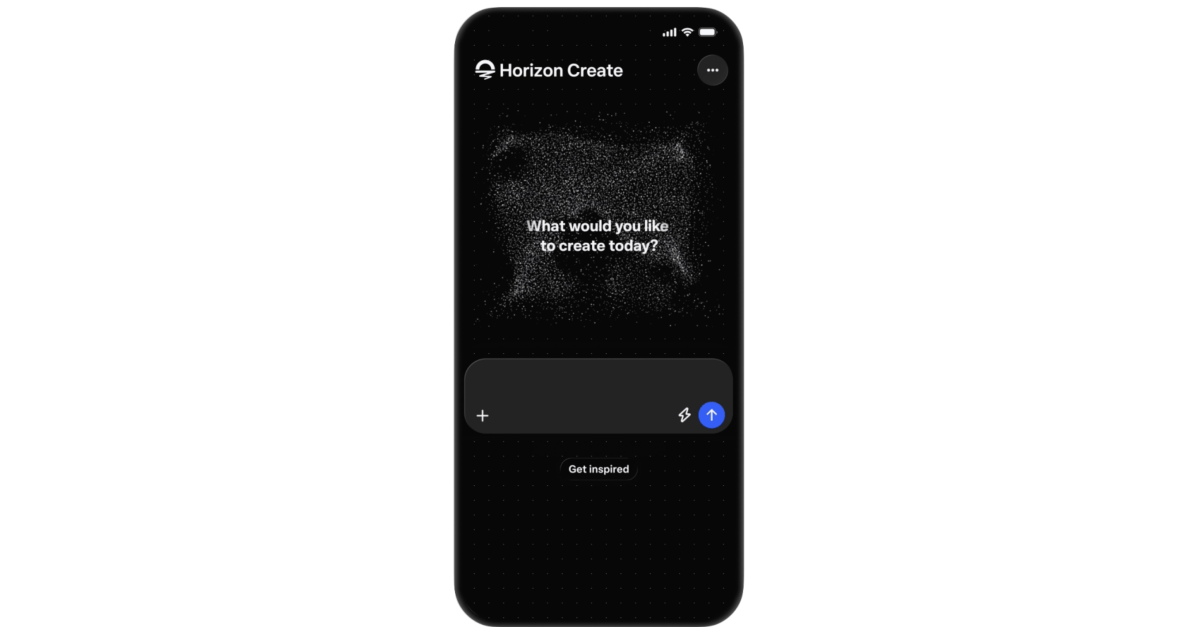 Meta Muse AI mascot interface