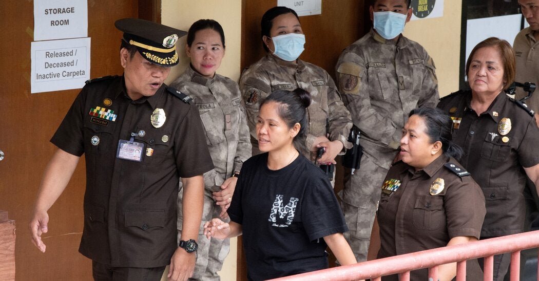 Mary Jane Veloso after receiving pardon in Philippines
