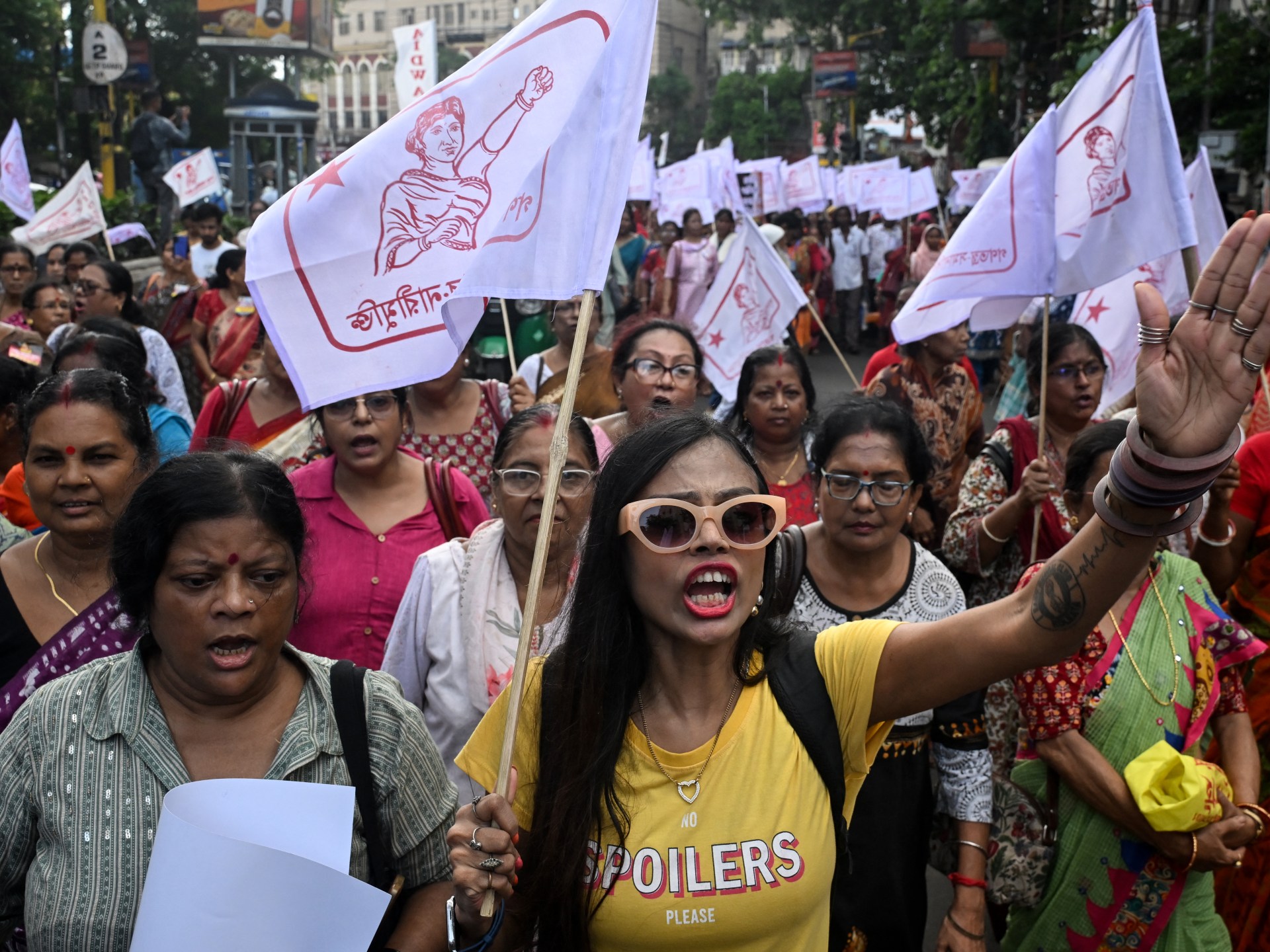 India's election commission and political demonstrations