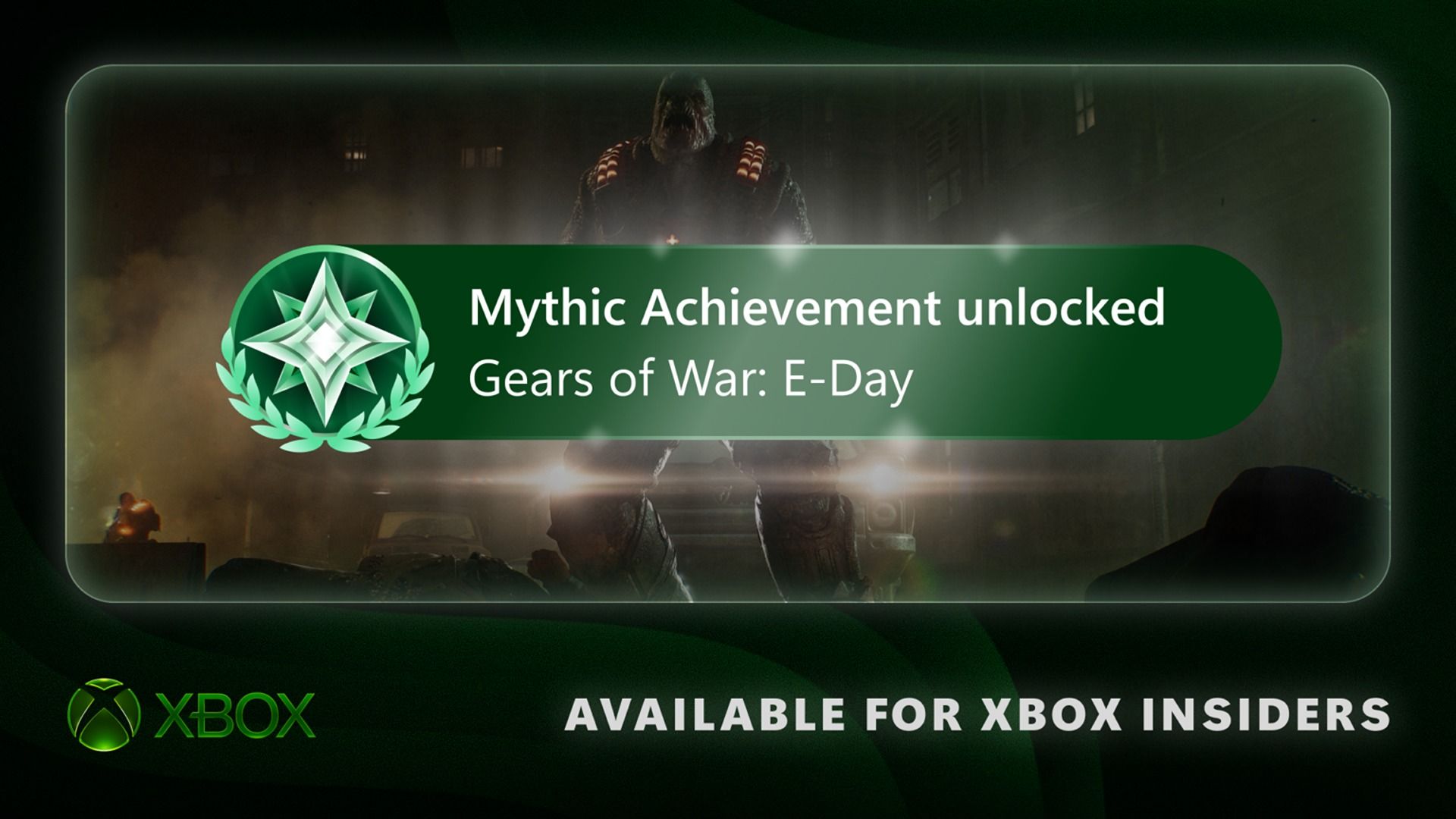 Xbox Mythic Achievement unlock screen