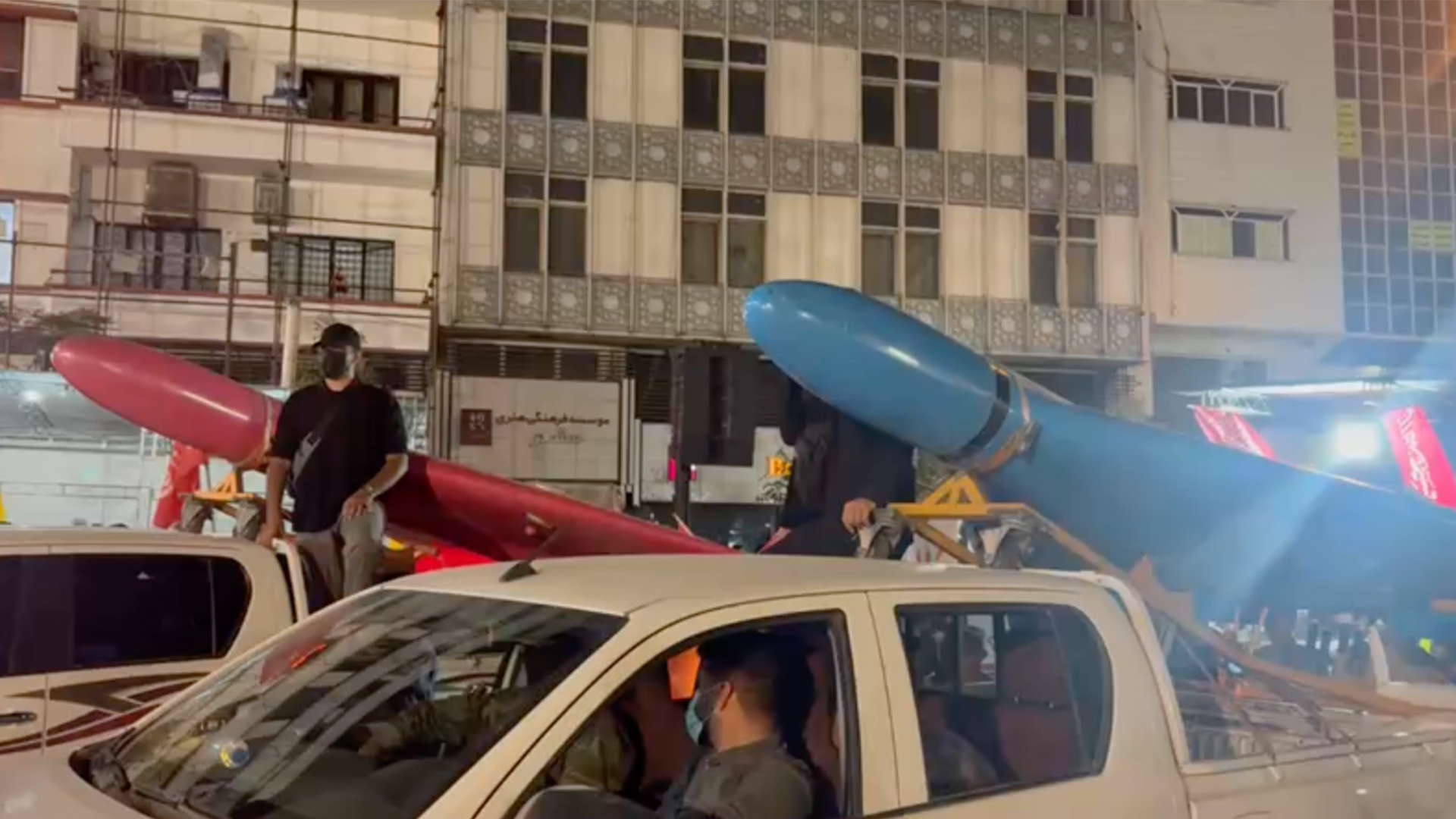 Shahed drones paraded through Tehran streets