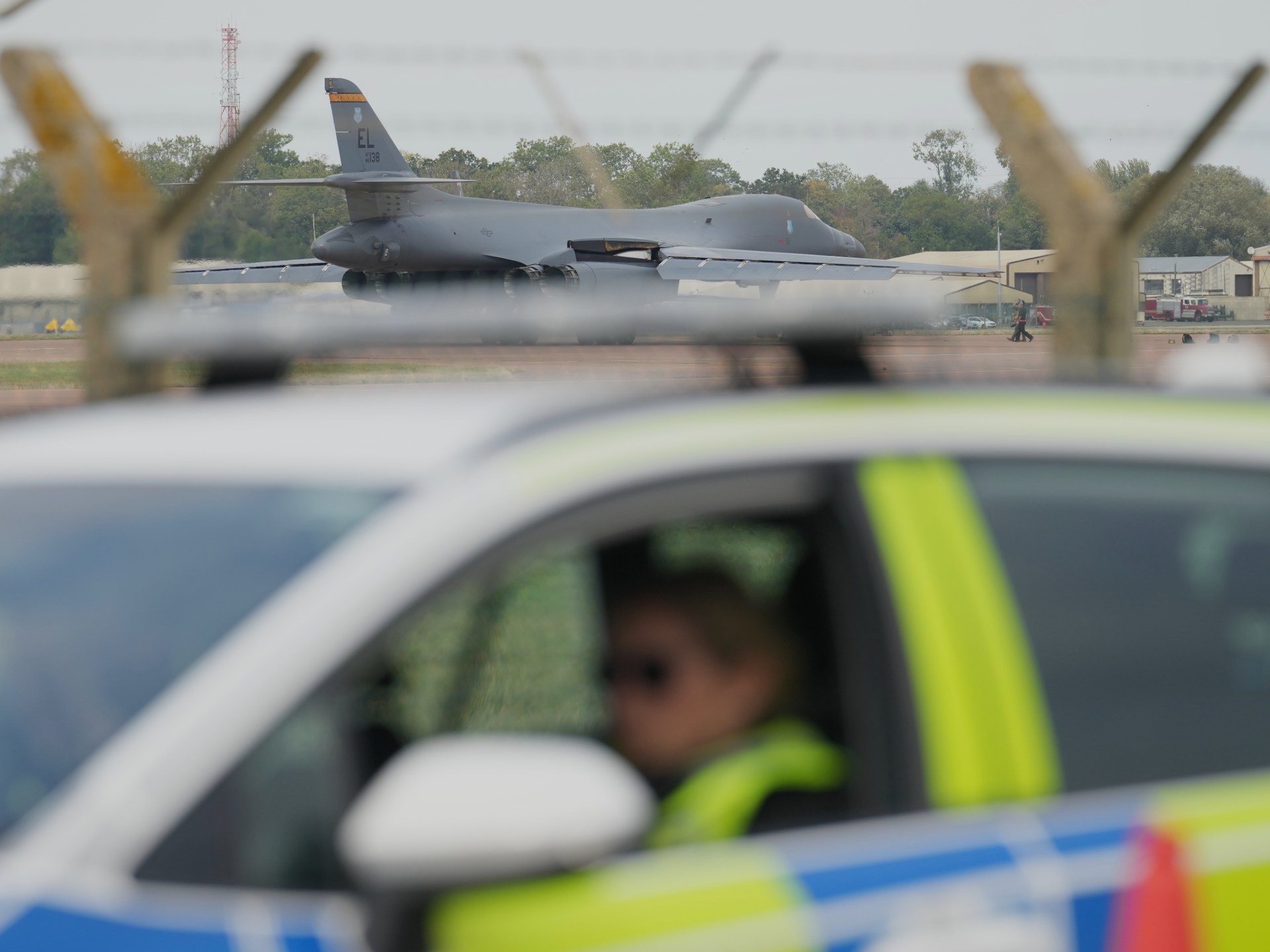 RAF Fairford airbase incident