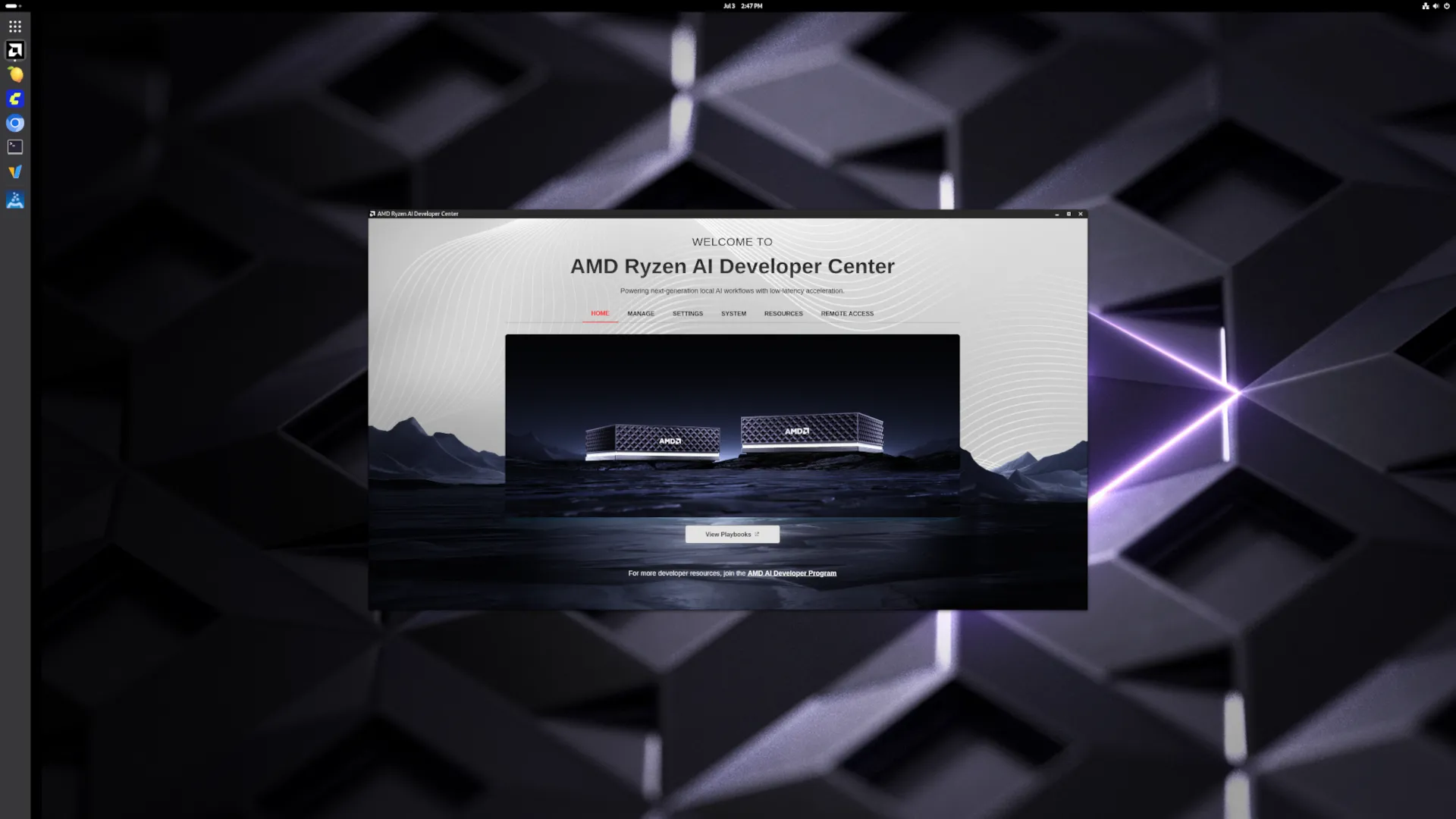 AMD Ryzen AI Developer Platform OS