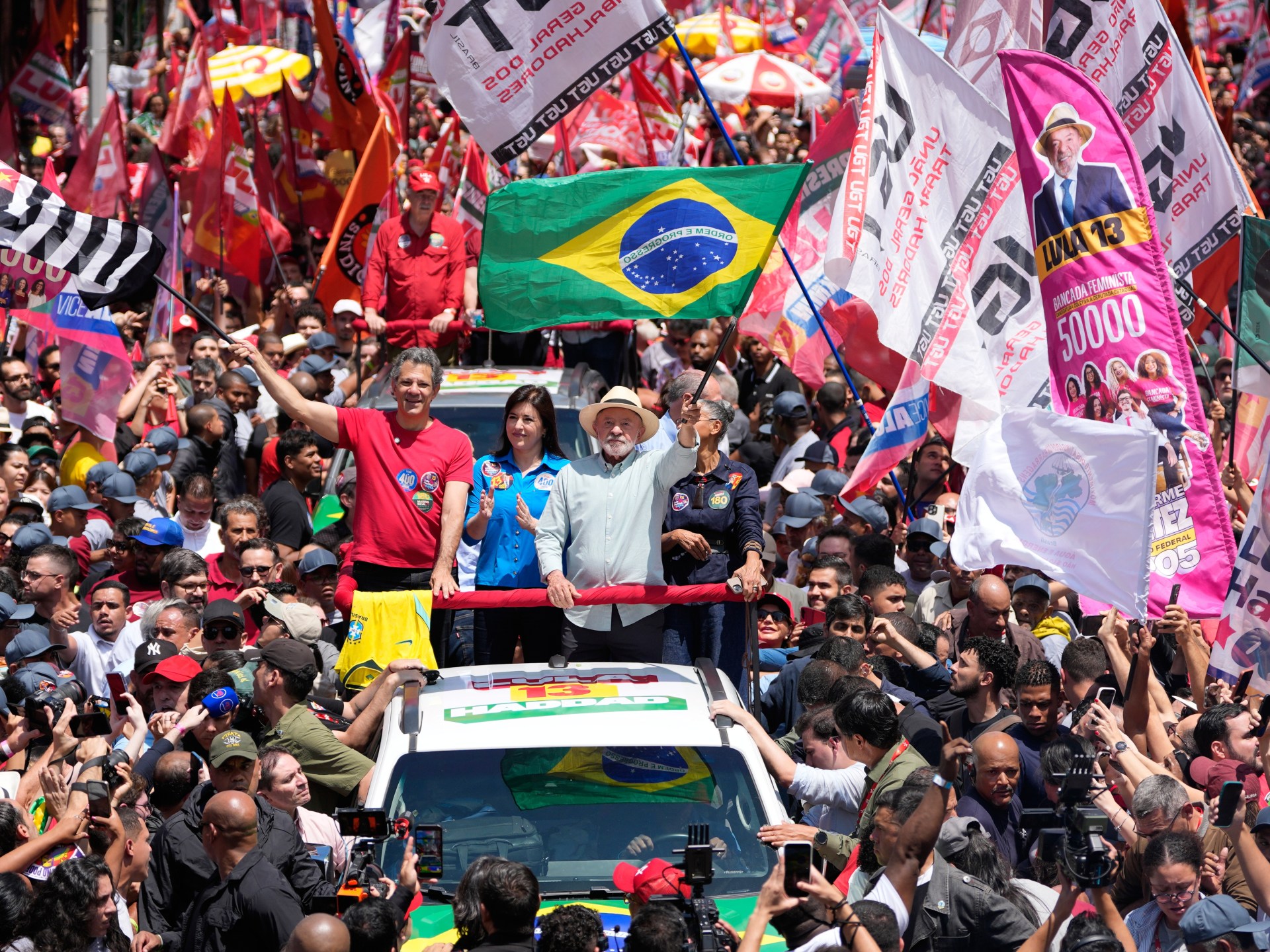 Brazil's Lula and Bolsonaro close campaigns ahead of critical election