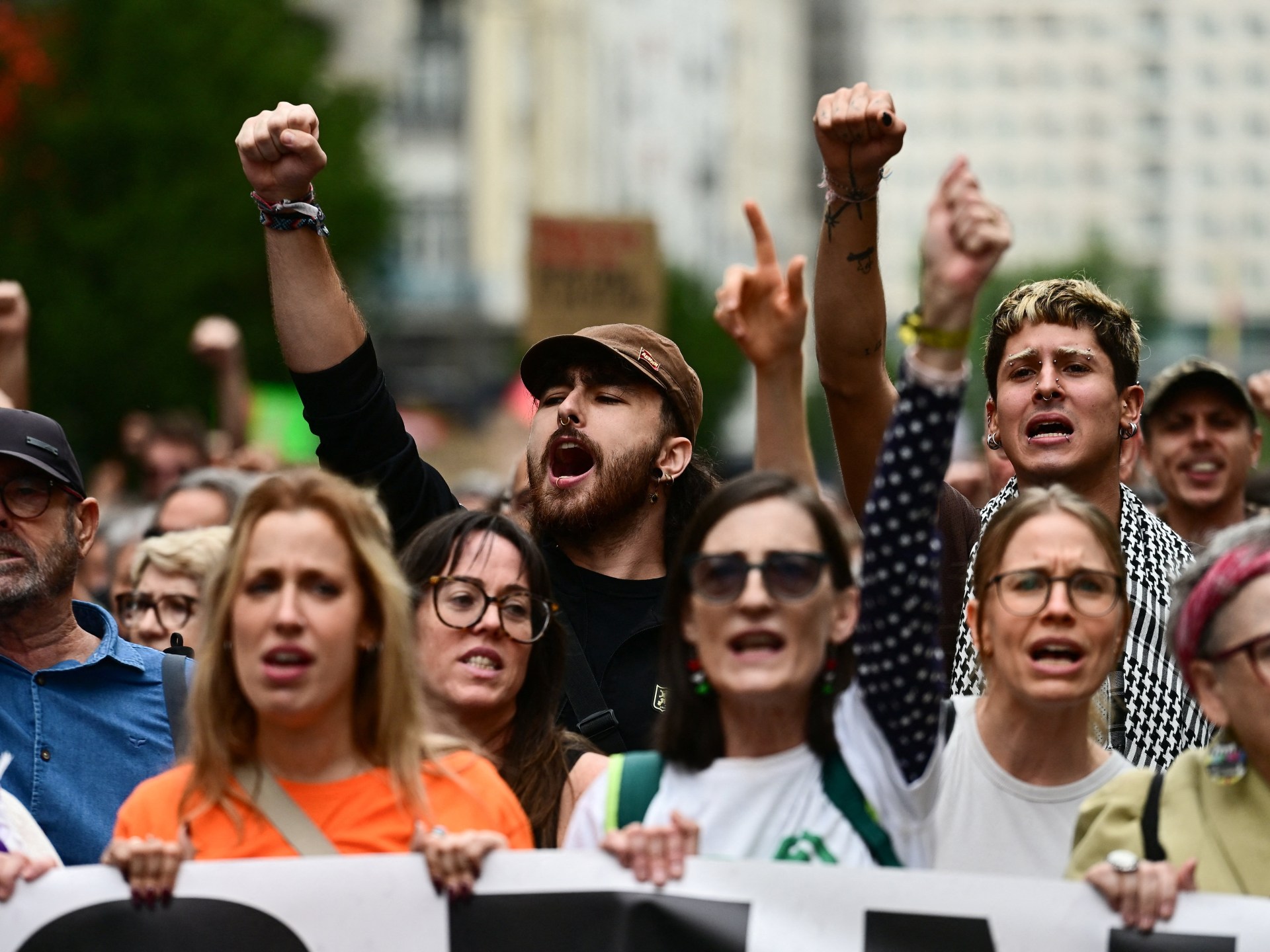 Thousands of protesters gather in Spain against housing crisis