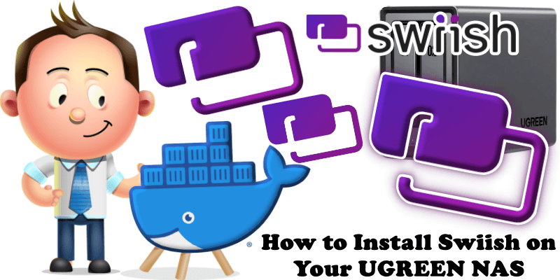 Swiish digital business card platform on UGREEN NAS