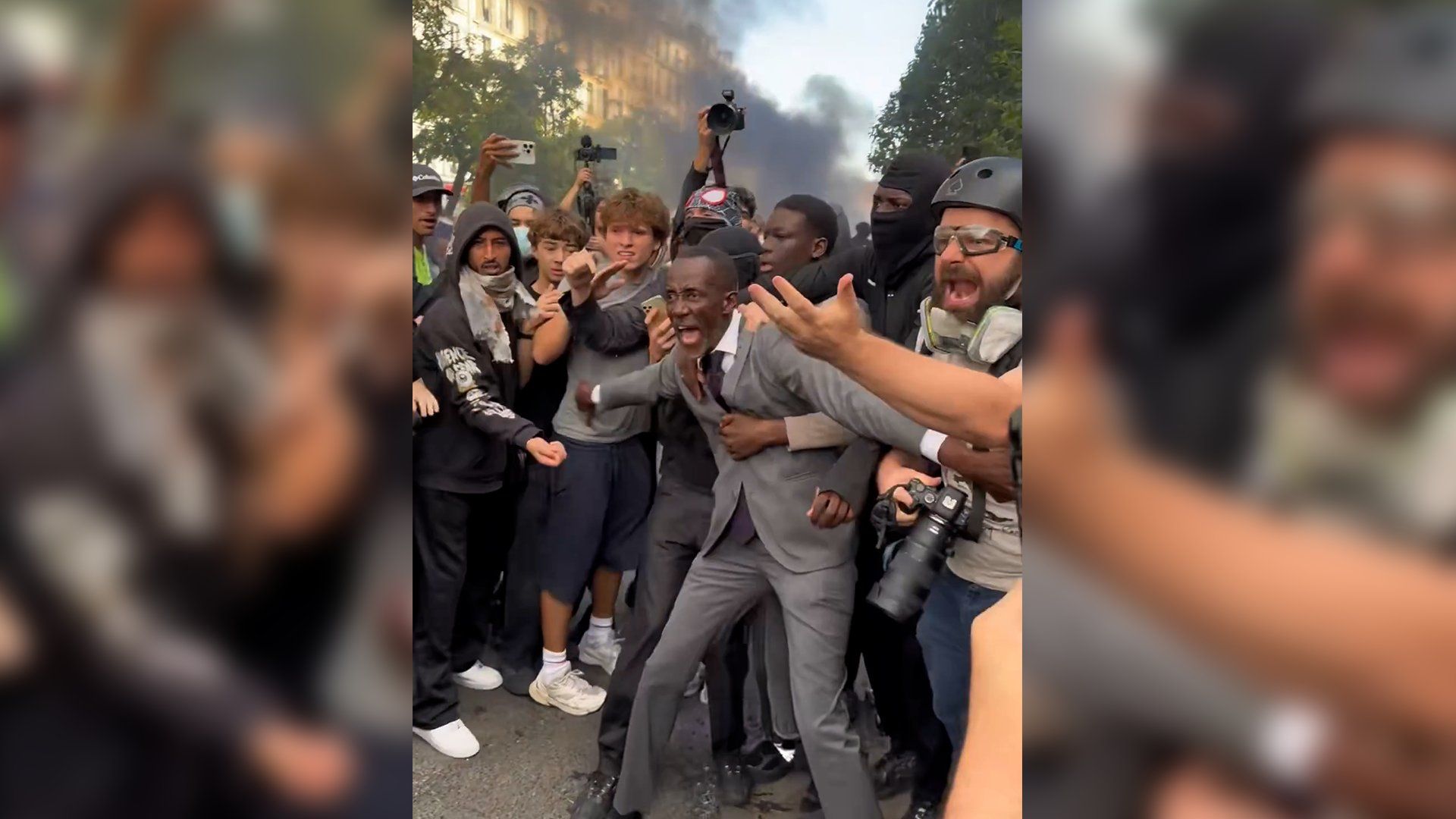 France protests and police