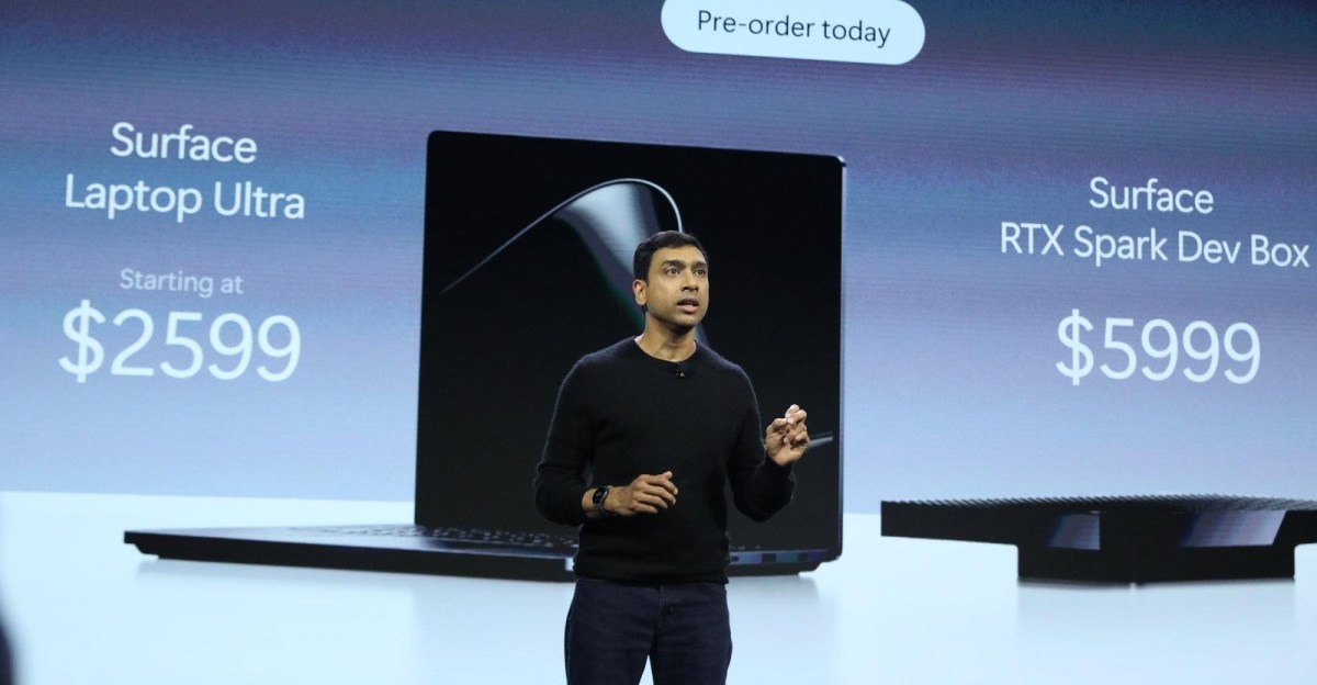 Microsoft Surface Laptop Ultra and RTX Spark announcements