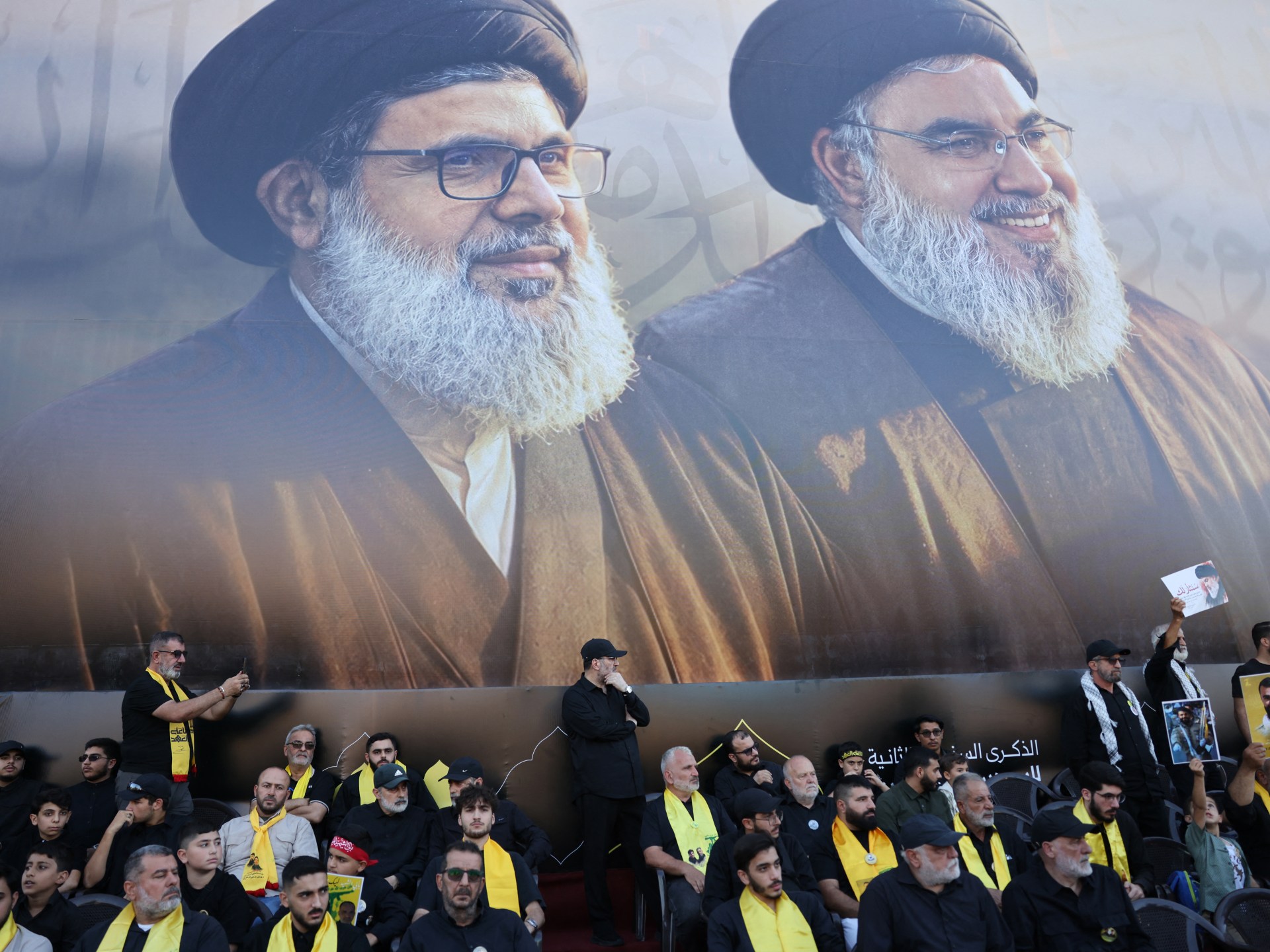Hezbollah supporters gather in Lebanon