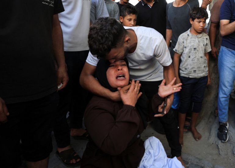 Palestinians mourn loved ones killed in Gaza