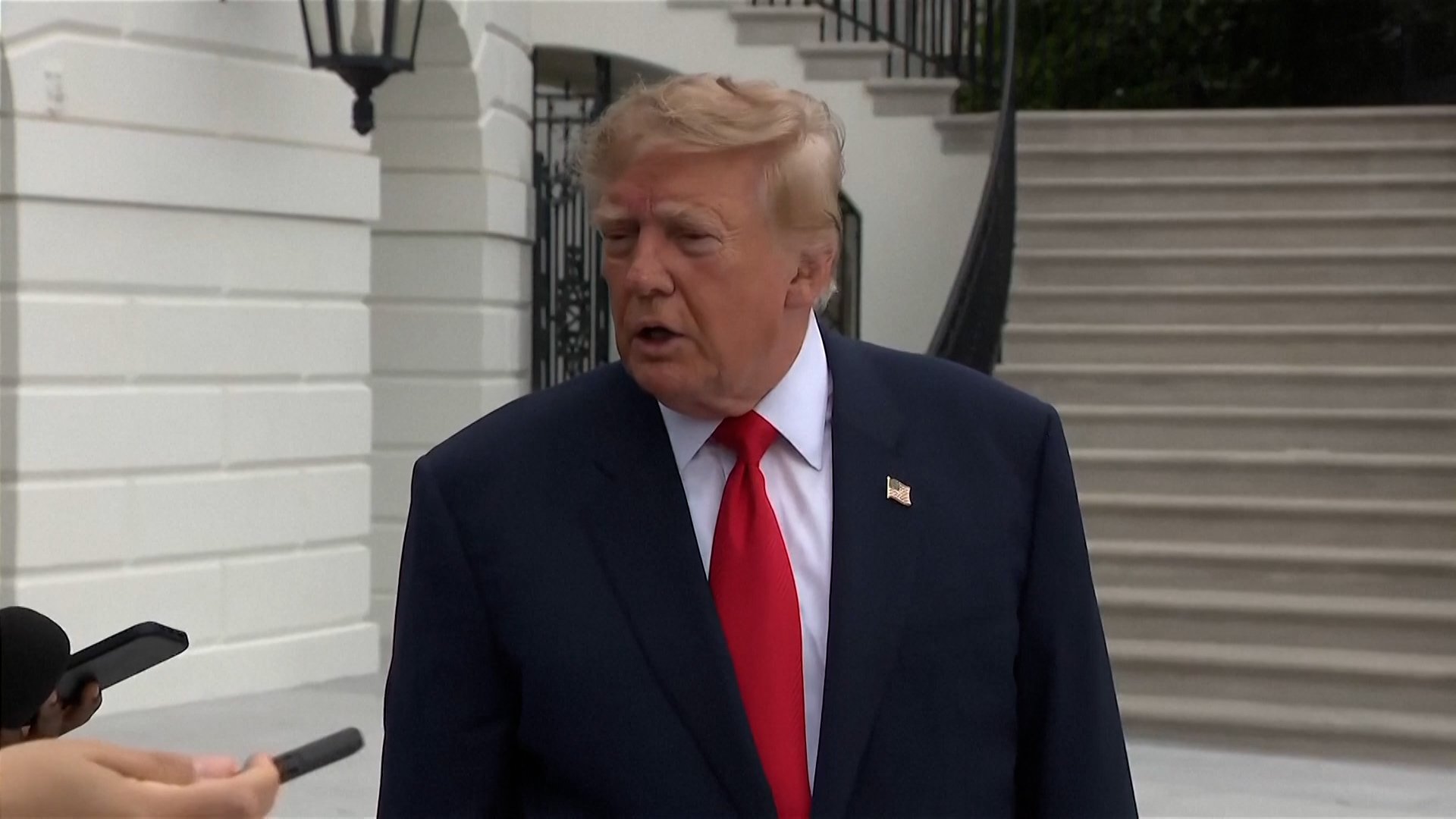 Donald Trump discusses Houthi response
