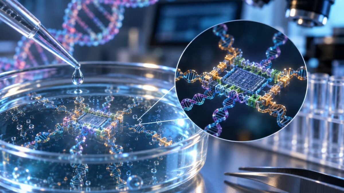 DNA molecular computer concept