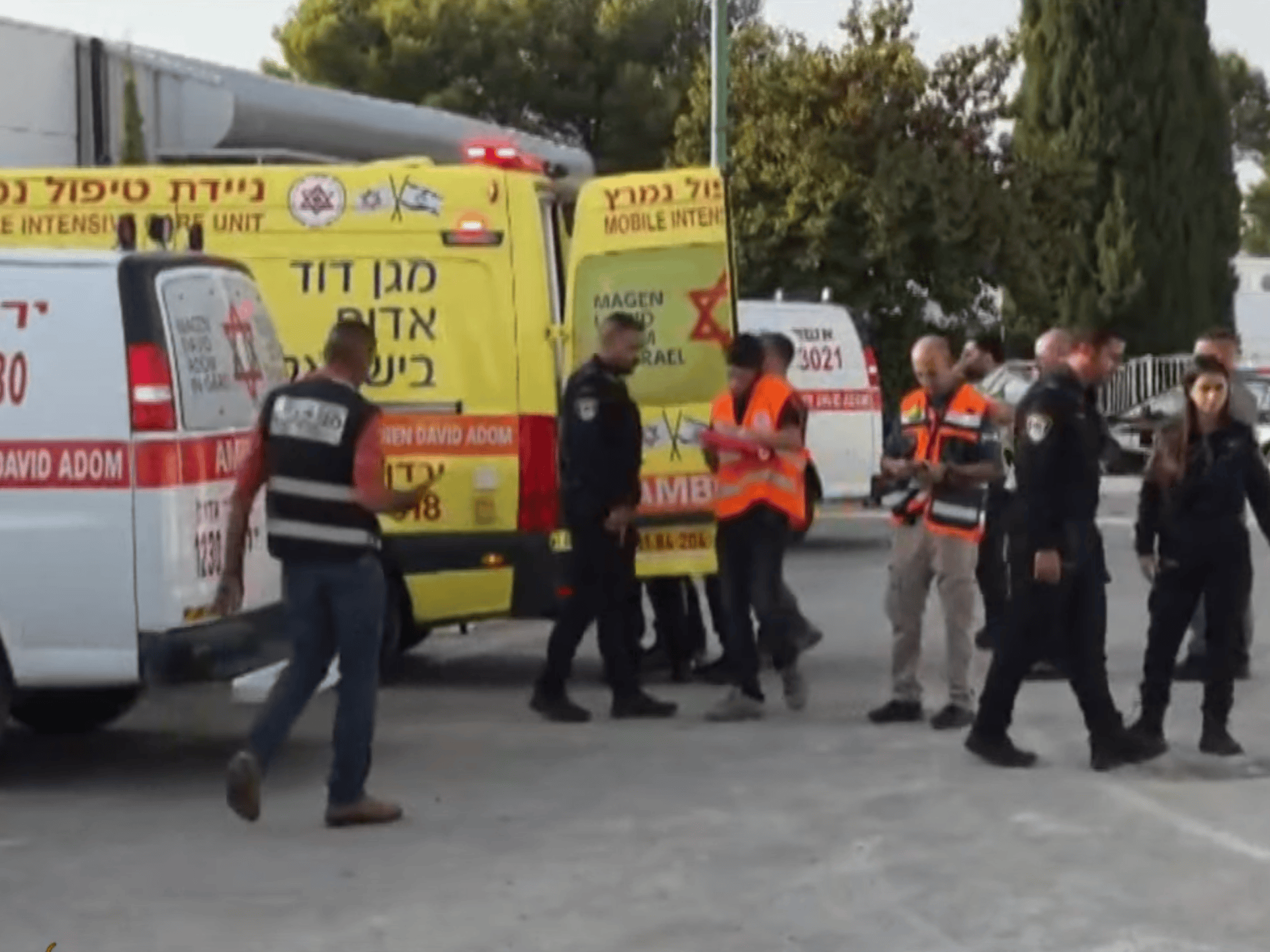 Explosion site in northern Israel