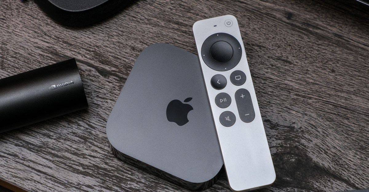 Apple TV remote with built-in speaker