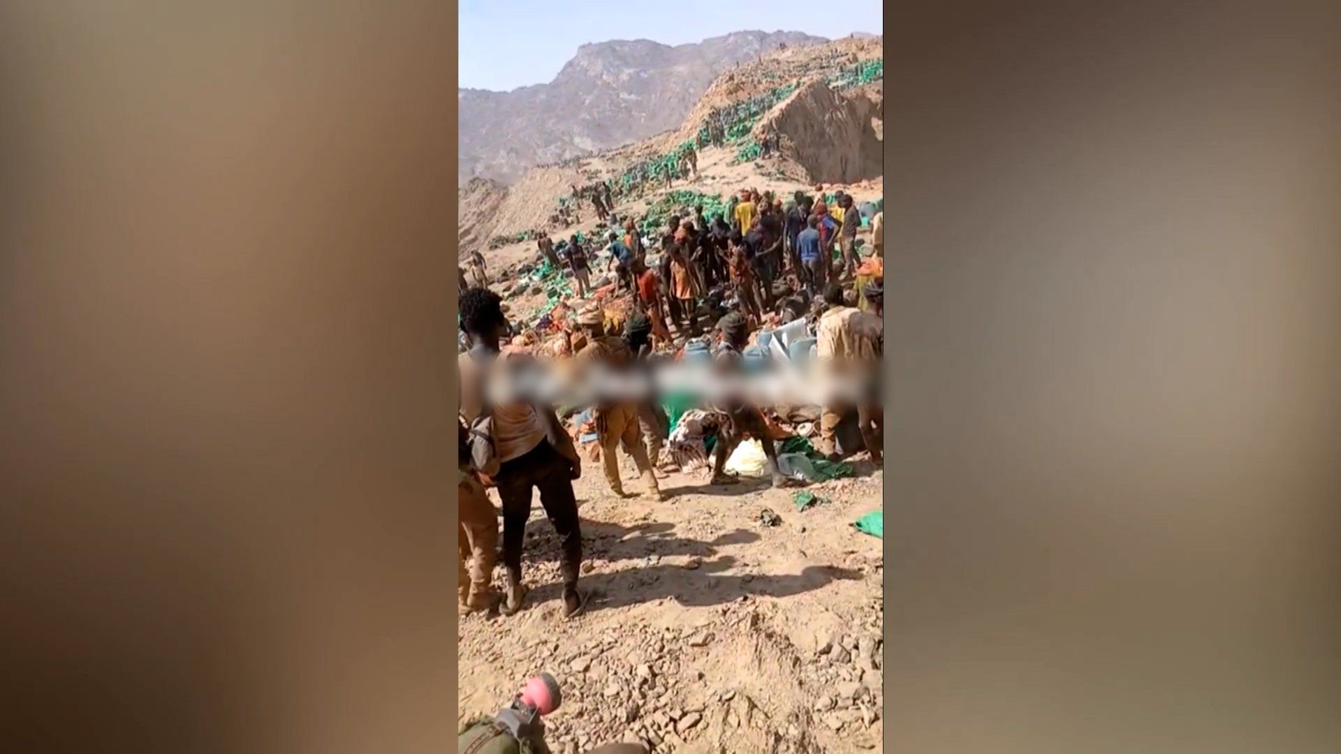 Aftermath of airstrike on Sudan gold mining operation