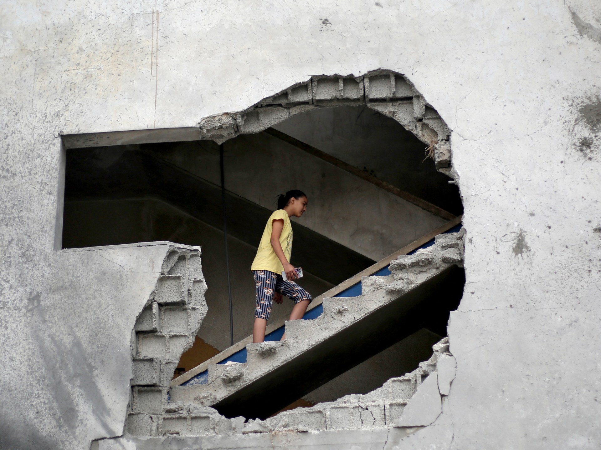 Gaza residents and their families affected by the ongoing operations
