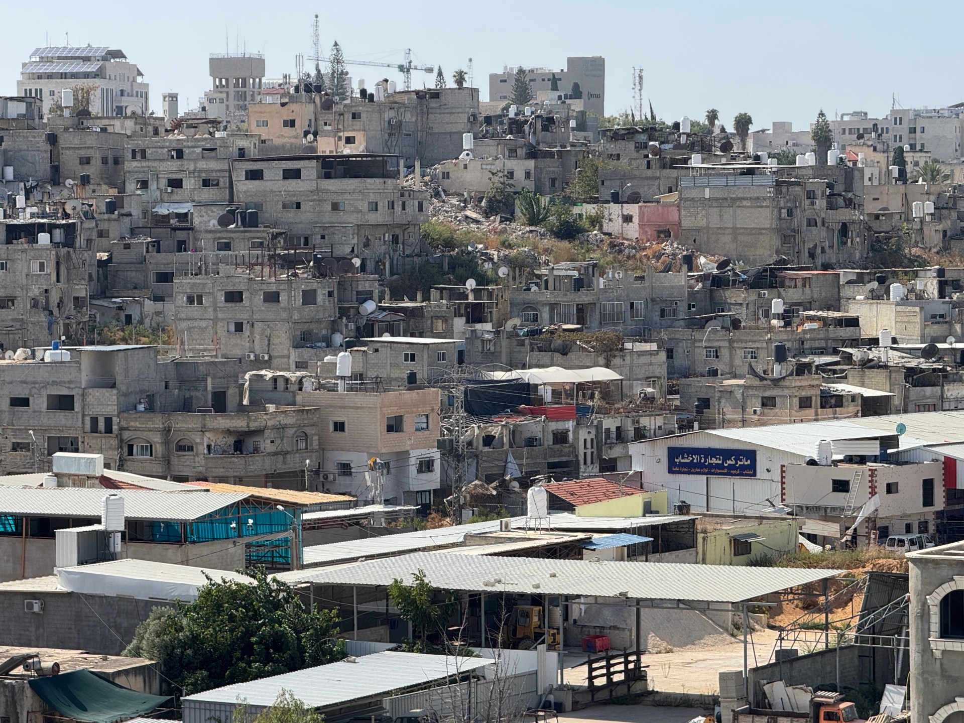 Palestinian refugee camp in West Bank