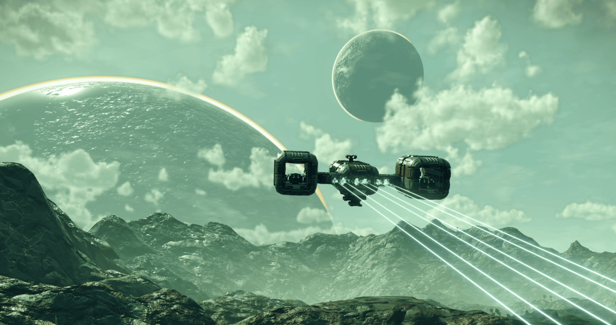 No Man's Sky on iPhone screen