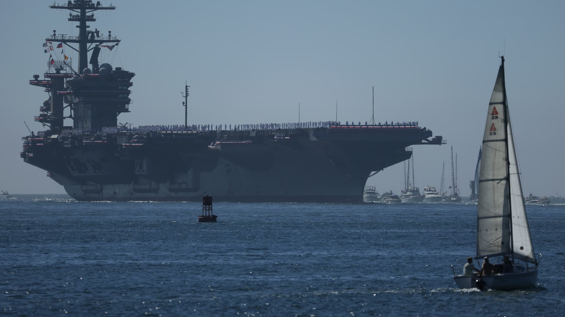 U.S. warship in Persian Gulf region