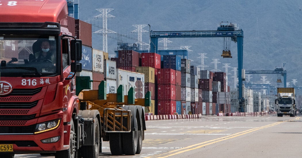 Chinese port and trade infrastructure
