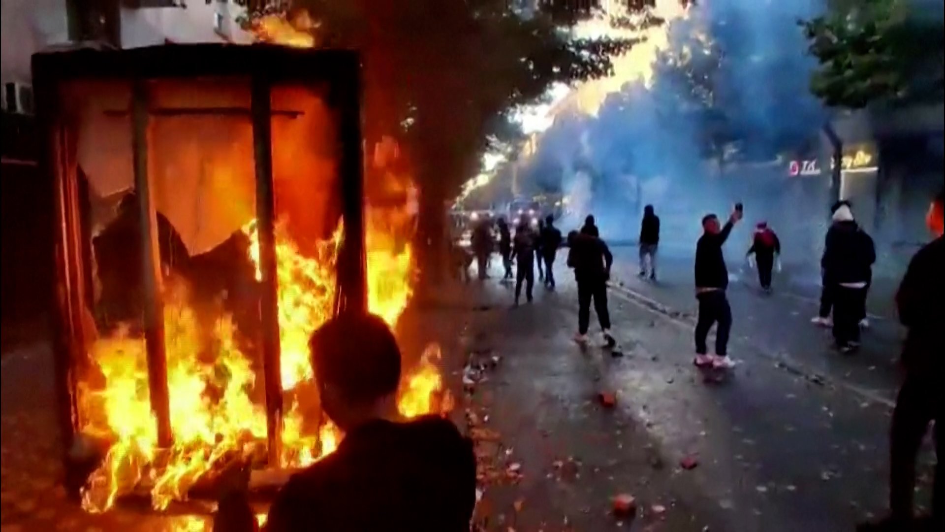 Albanian student protest