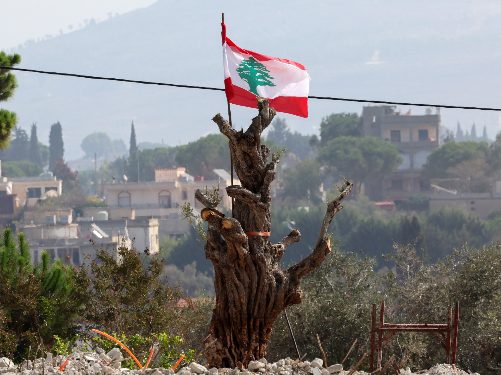 Lebanese political meeting discussing Hezbollah weapons seizure