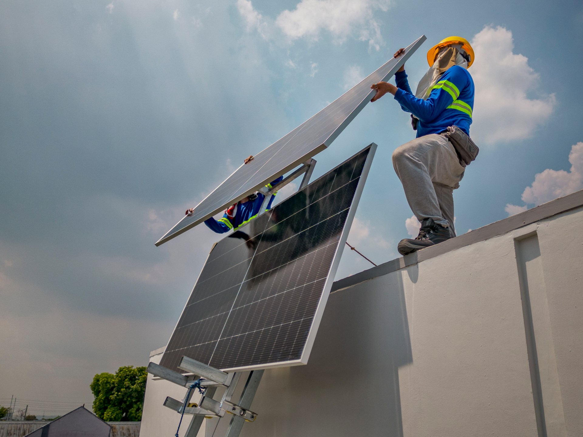 Solar power installation in Philippines amid energy transition