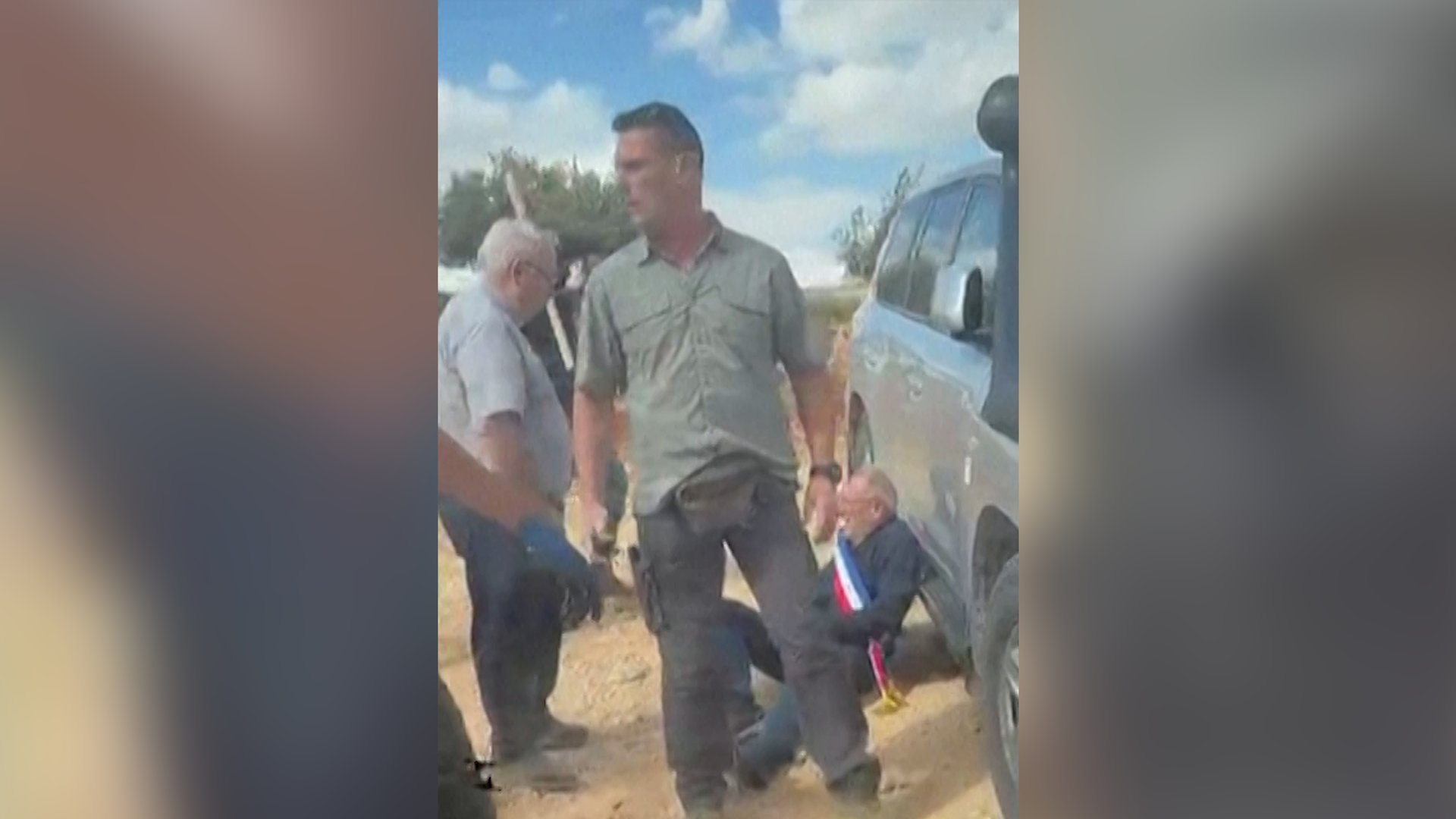 Israeli settlers confront European officials