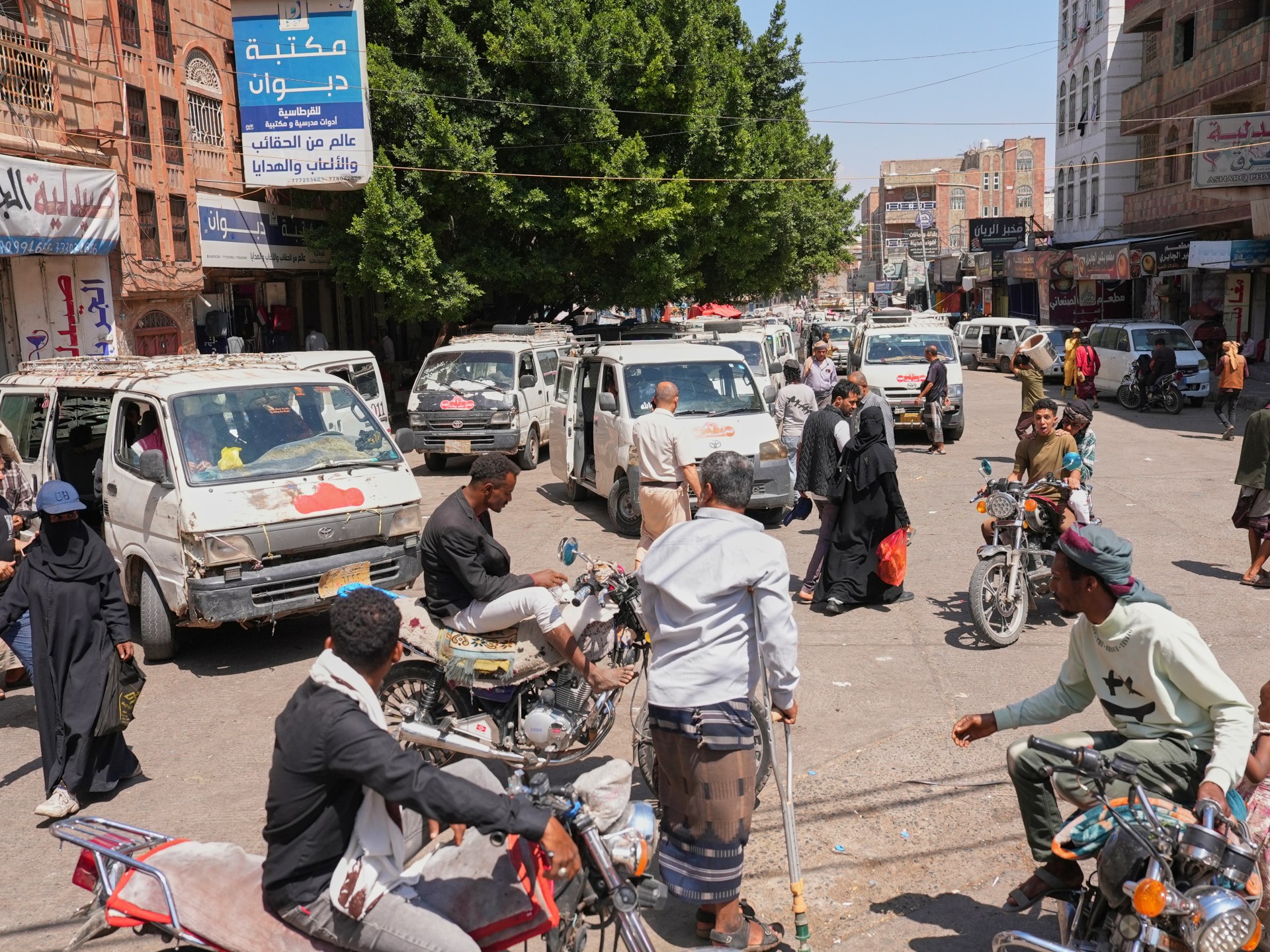 Vehicles in Sanaa, Yemen