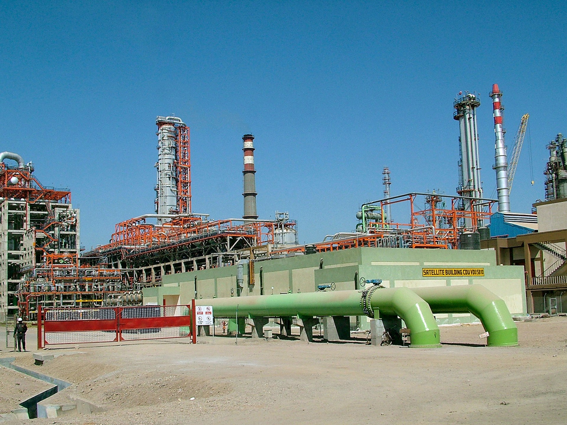 Industrial refinery complex in Gujarat