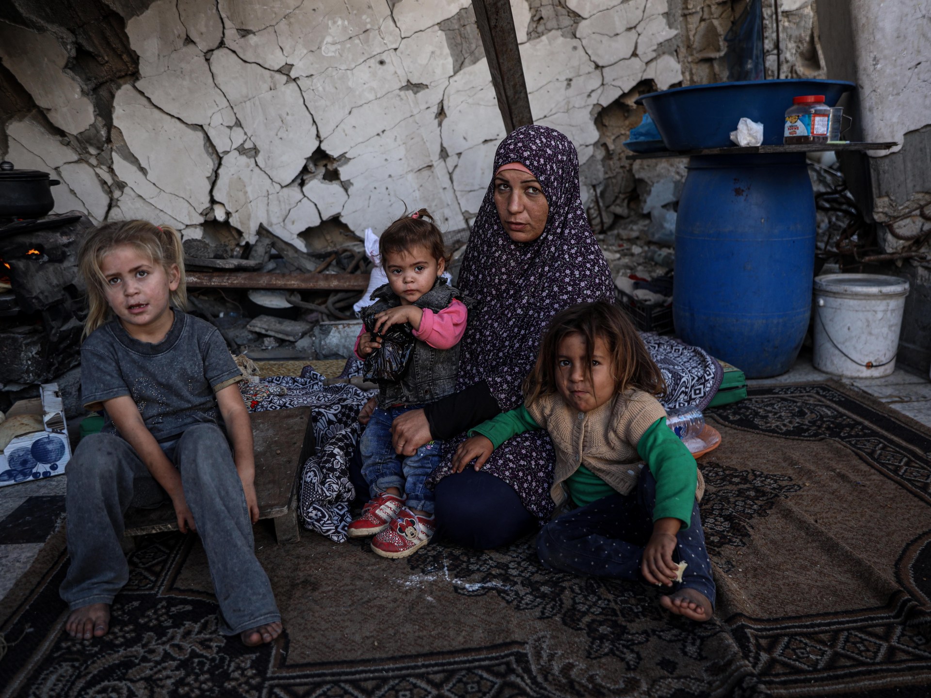 Palestinian children in Gaza