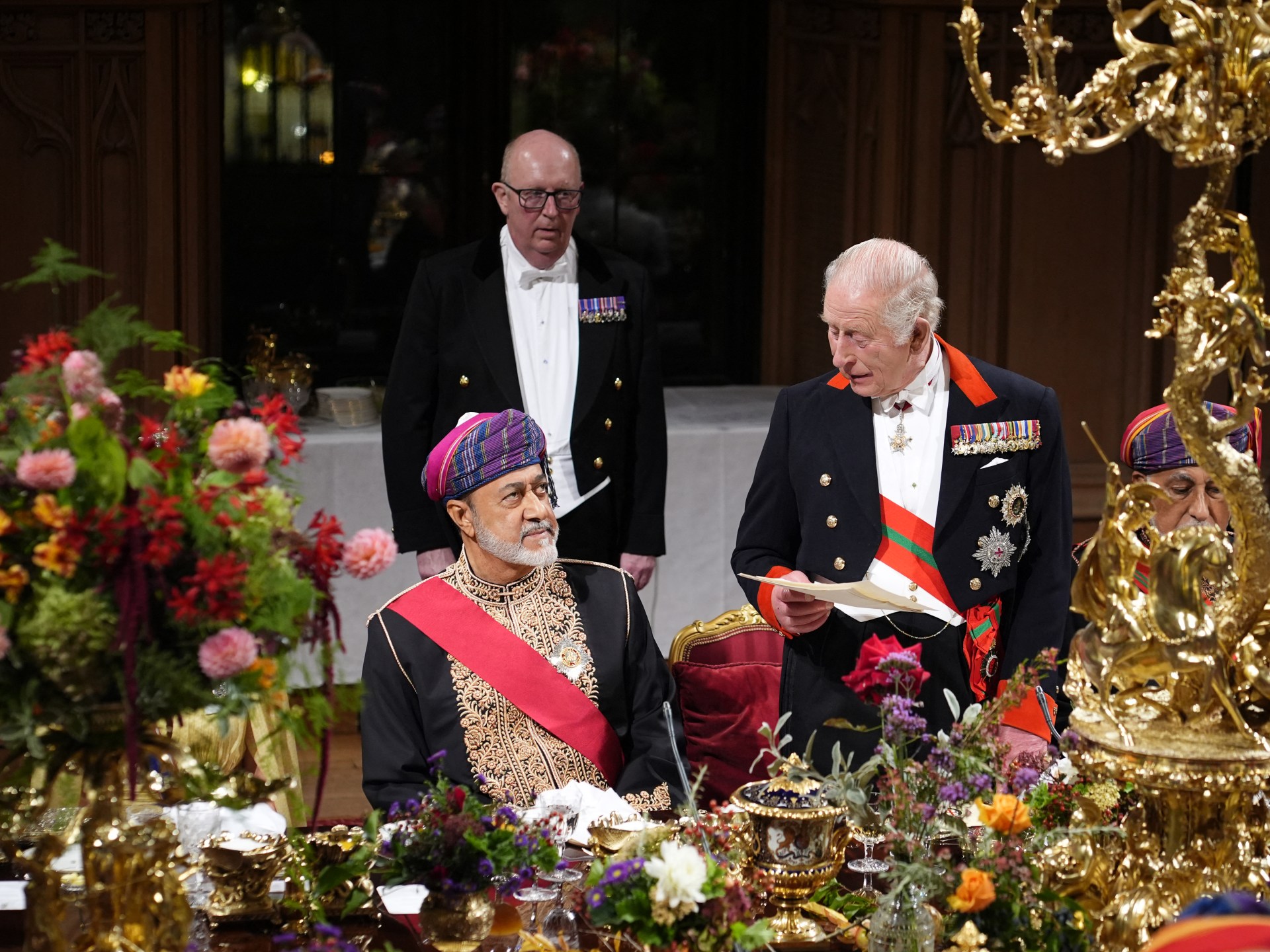 King Charles welcomes Omani Sultan